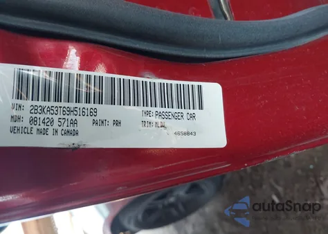 2009 Dodge Charger R/T from USA, damaged, VIN 2B3KA53T69H516169